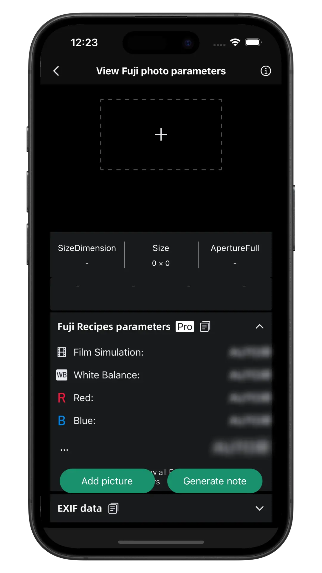 FUJIFILM Recipe Intelligence