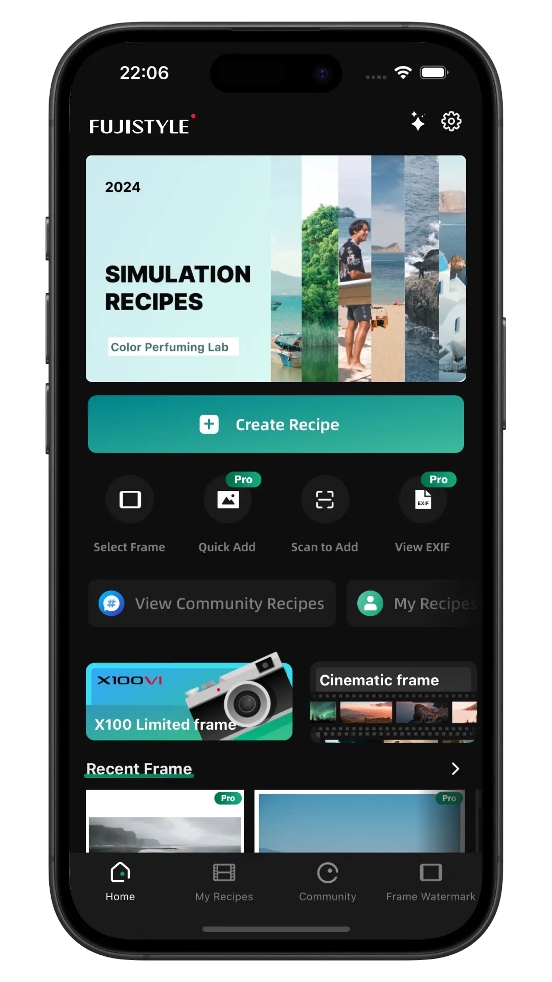 FujiStyle App Screenshot 1