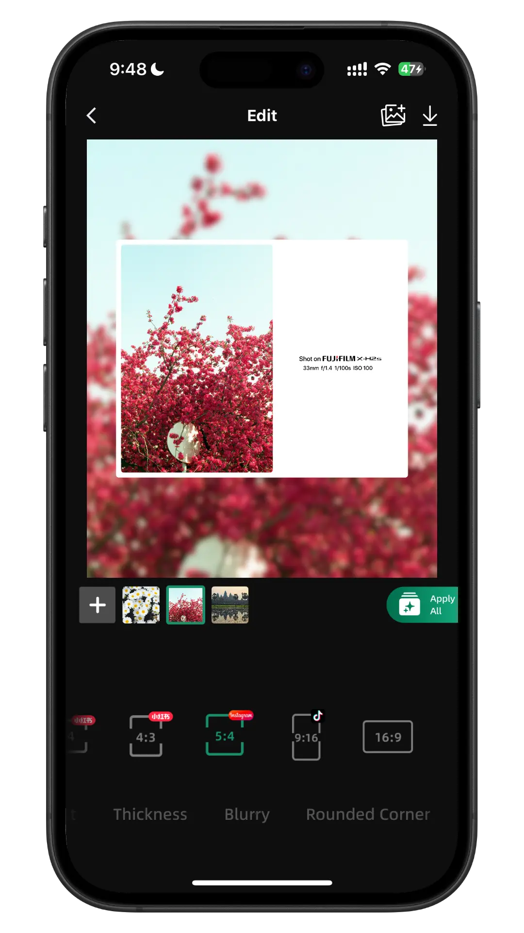 FujiStyle App Screenshot 4